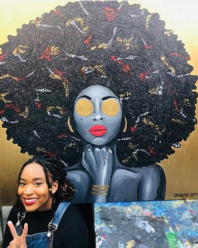 Diva art artist diva mural paint painter umami bee