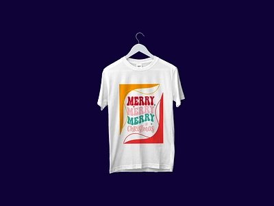 Merry Christmas T-shirt Design branding clothing design graphic design illustration logo merry christmas tshirt typography vector