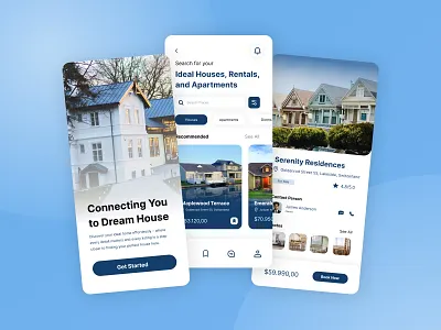 Real Estate Property APP UI Design app design app redesign property app property app design real estate app real estate app design real estate ui design ui ui design ui ux uiux