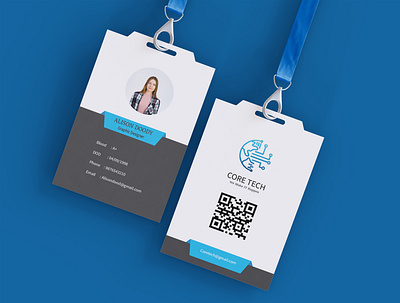 ID Card branding graphic design illustration