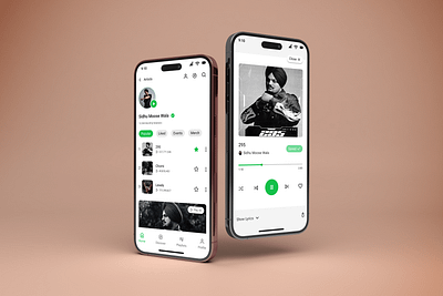 Music App UI Design app ui branding design graphic design interfacedesign ui web ui