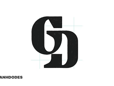 G D monogram typography logomark design process by @anhdodes 3d anhdodes anhdodes logo animation branding design dg logo gd logo graphic design illustration letter d logo letter g logo logo logo design logo designer logodesign minimalist logo minimalist logo design motion graphics ui