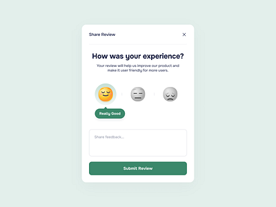 Feedback Modal admin button clean design studio feedback form input minimal modal modal design settings share feedback submit review ui ui design web design