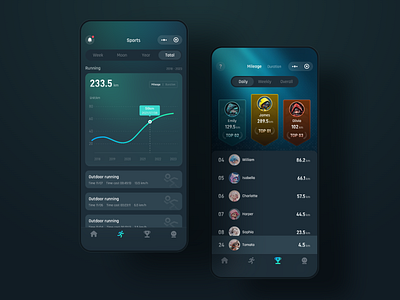 Sports applet app design mobile mobile app ui ux