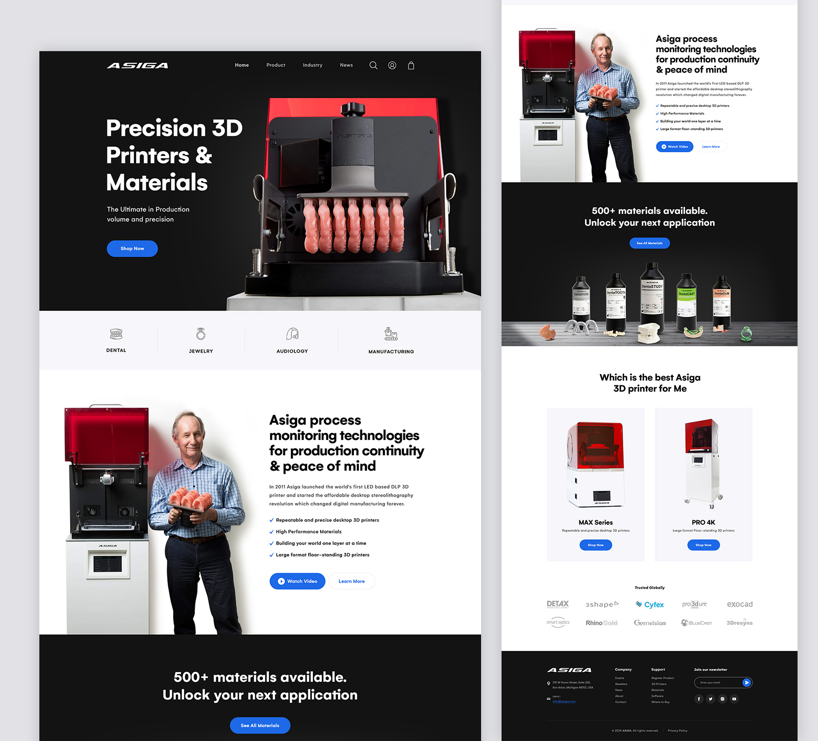 Manufacture Dental Web Design