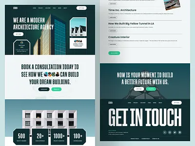 Architectural Firm Website agency architecture architecture agency architecture design building color company construction header home page house landing landing page minimal modern ui property ui ux website website design