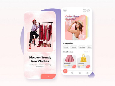 Fashion store application app fashion fashion store graphic design shop design shopping store ui ux
