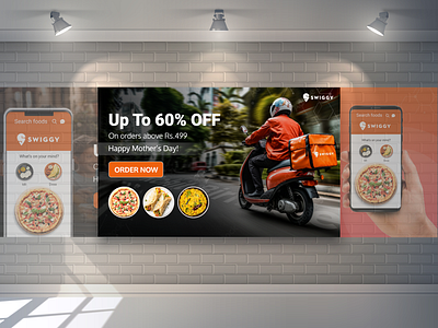 Swiggy Social Media Ads banner design creative designer graphic desiger social media ads social media post viral post. web banner