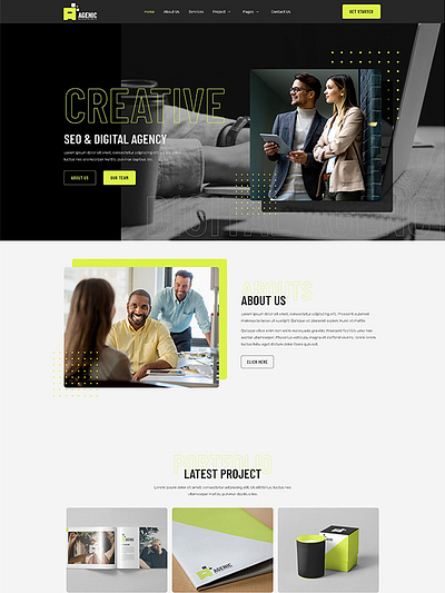 SEO and Digital Agency website built for my clients. ahamedenamul css digitalagencywebsite elementor elementorpro fiverr html javascript webdevelopment websitedesign wordpress wordpresswebsite