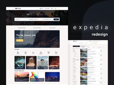 Expedia Redesign - UI/UX Case Study expedia group flight tickets hotels improvements redign tourism