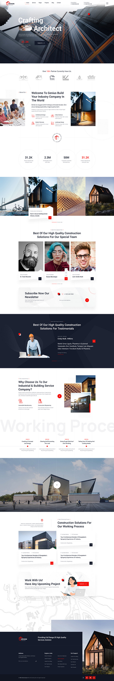 Architect Figma Template real estate