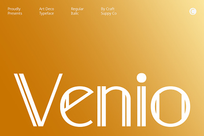 Venio Font - Craft Supply Co brush creative design elegant font illustration lettering logo typeface ui