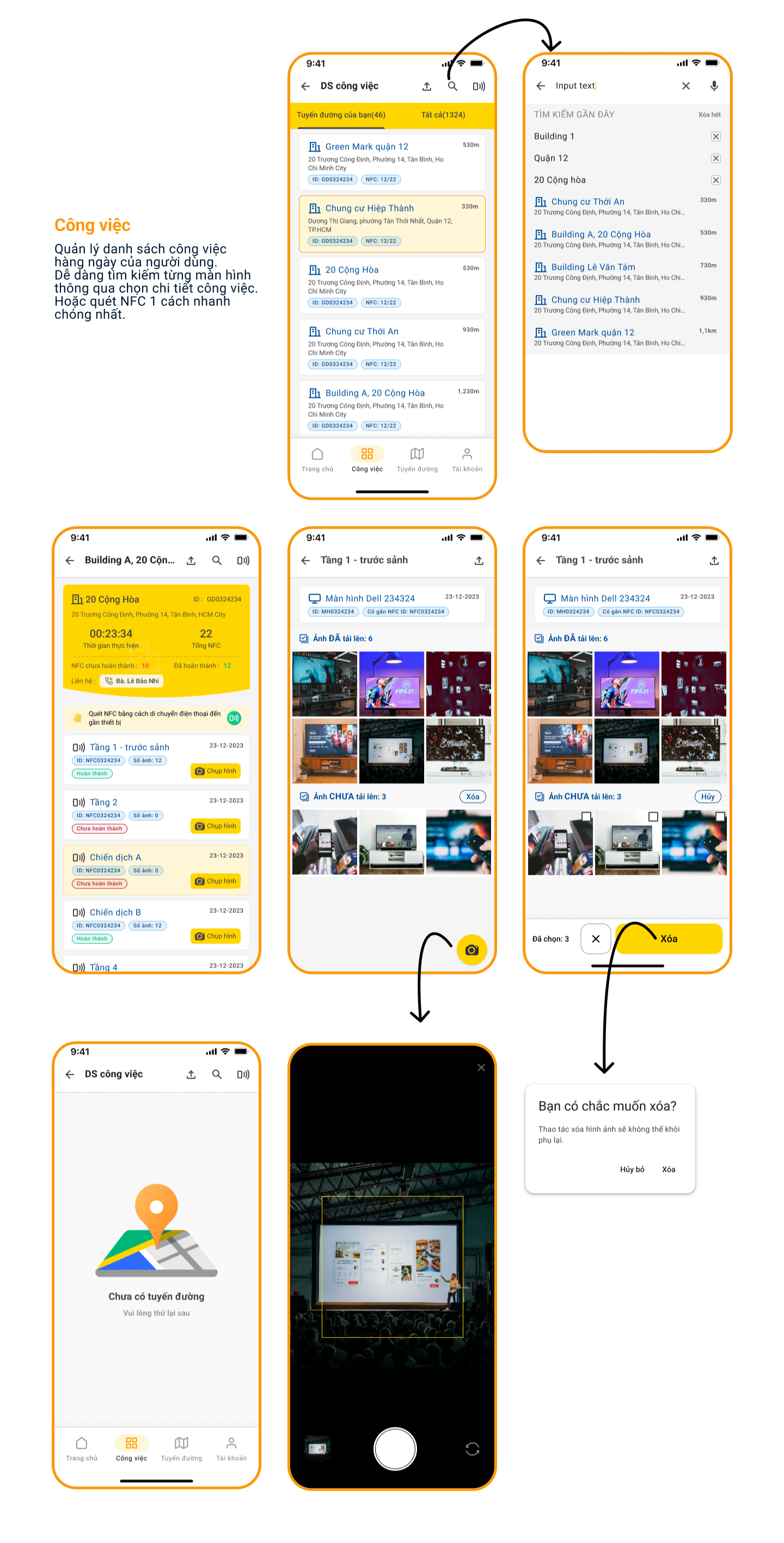 Take photos for QC app app mobile qc app take a photo ui ux