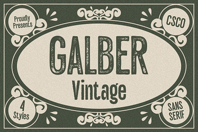 Galber Vintage Font - Craft Supply Co brush creative design elegant font illustration lettering logo typeface ui