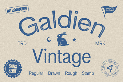 Galdien Vintage Font - Craft Supply Co brush creative design elegant font illustration lettering logo typeface ui