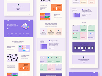 Tines - Landing Page Design cro