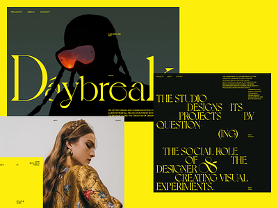 TypoMonday Week N° 52 - 01 design editorial explorations fashion interaction interface layout minimalistic typography typomonday webdesign