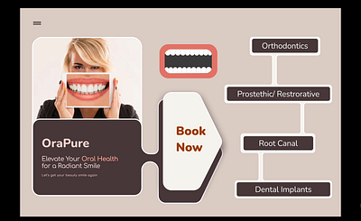 Dental Care - Landing Page 3d animation branding dental care dental clinic landing page logo oral health oral hygiene product design smile ui ux visual