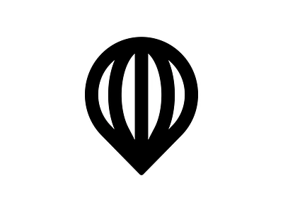 Balloon balloon brand branding design identity logo mark minimal pin