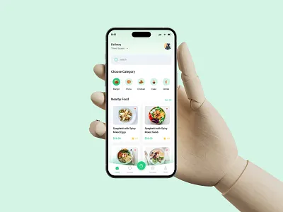Food Delivery Mobile App UI android app design app app design clean delivery delivery app design figma food food app food delivery app ui ios app mobile app modern ui design ui kit user interface ux design