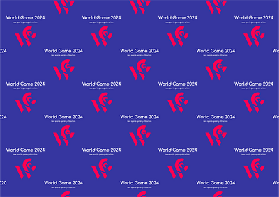 World Game 2024 design icon illustration logo typography логотип