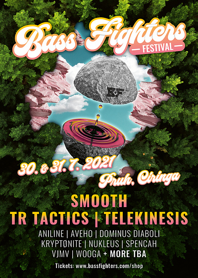 Bass Fighters Festival 2021 adobe design event poster graphic design illustration illustrator indesign music event photoshop poster poster design