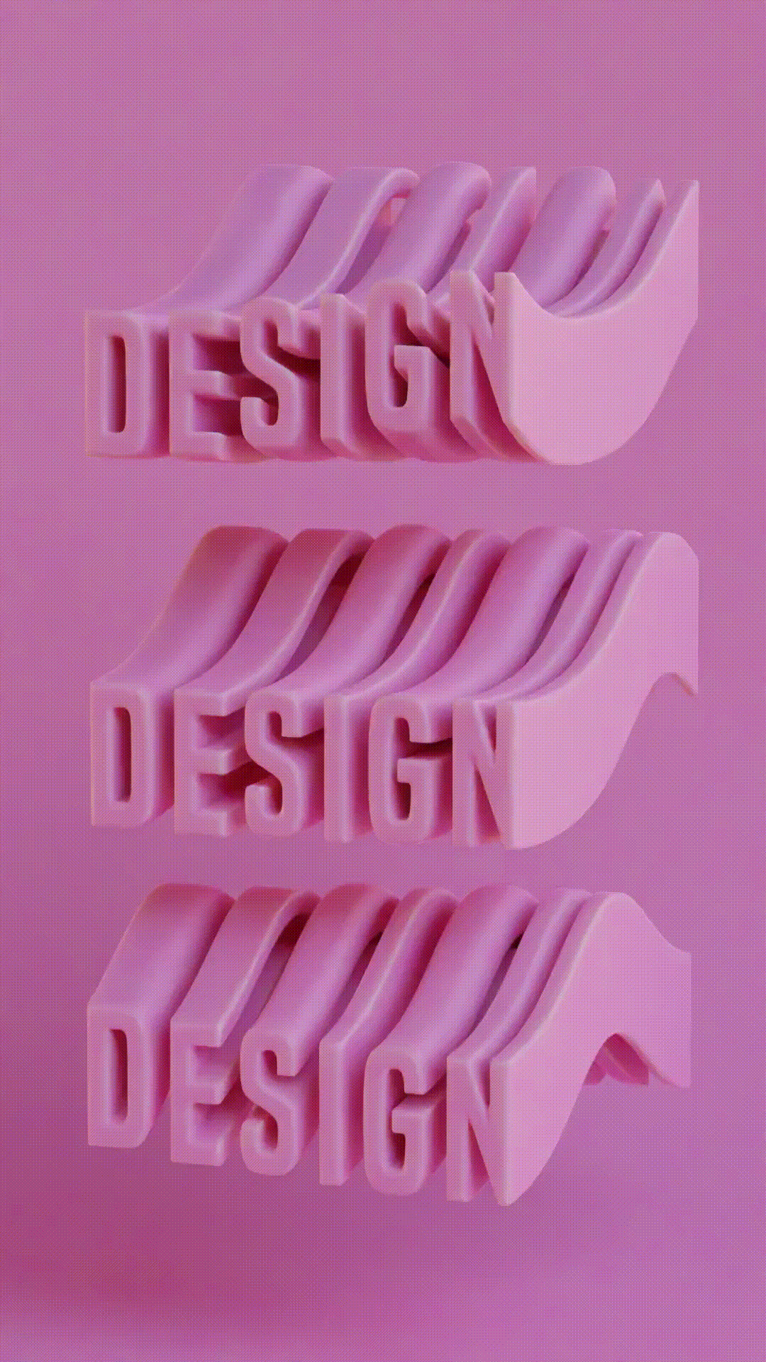 3D Text 3d blender cinema4d graphic design motion graphics typography ui