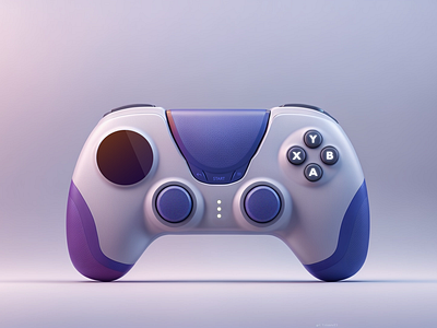 Gamepad Concept 3d branding concept game gamepad gamers gaming graphic design popular realistic top