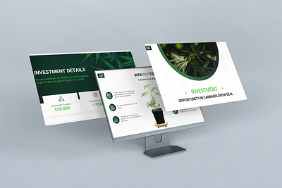 Presentation on Cannabis graphic design powerpoint presentation cannabis