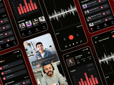Podcast Creation App - Day 12 of SuperDribbbs 🏀 designsolutions