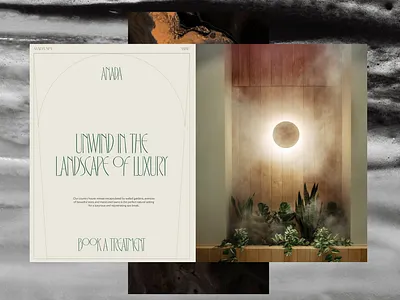 Anada Spa branding graphic design logo spa website typography ui ux website