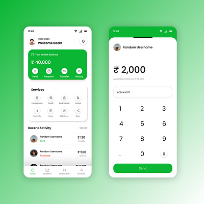 Mobile Banking App figma finance mobileapp mobilebanking ui uidesign uiux ux uxdesign