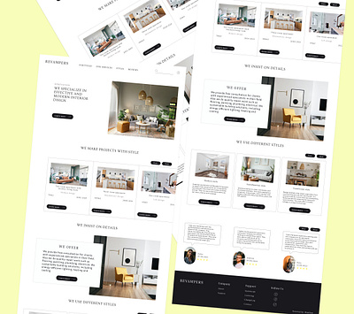 Web Site Design: Landing Page / Home Page branding design typography ui ux