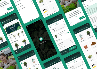 Leafy Buy - Plant App branding casestudy design figma ui uiux uiuxdesign ux ux case study uxdesign uxre search