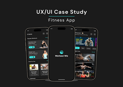 Workout Wiz - Fitness App app design casestudy design figma ui uiux ux ux case study ux design uxdesign
