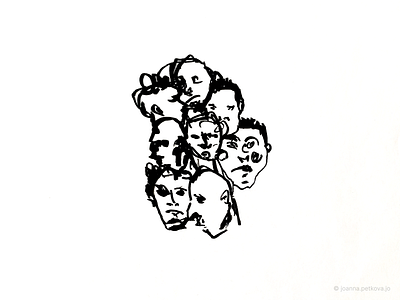 Heads illustration illustration vector