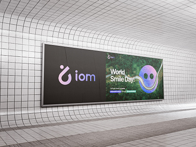 Social media branding and marketing design for IOM web3 mobility banner banner design blockchain brand design branding case study design graphic design green mobility marketing mobility network platform post post design poster poster design social media technology web3