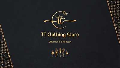 TT Clothing Store - Logo & Card Design branding businesscard graphicdesign logo springblossom ttclothingstore womenfashion