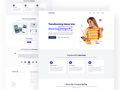 Digital design agency landing page agencylandingpage branding colorstyle designagency landingpage landingpagedesign texttheory uidesign uiuxdesign uxdesign