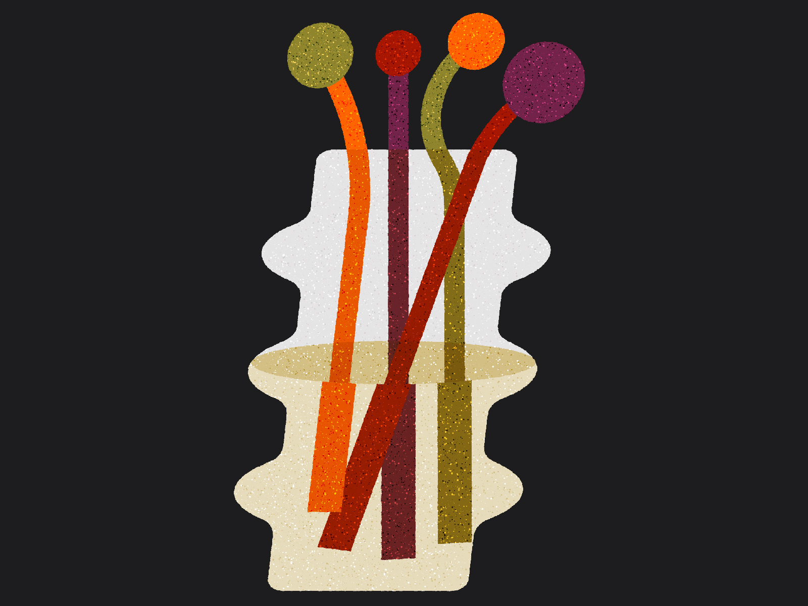 Flowers flowers glass plant