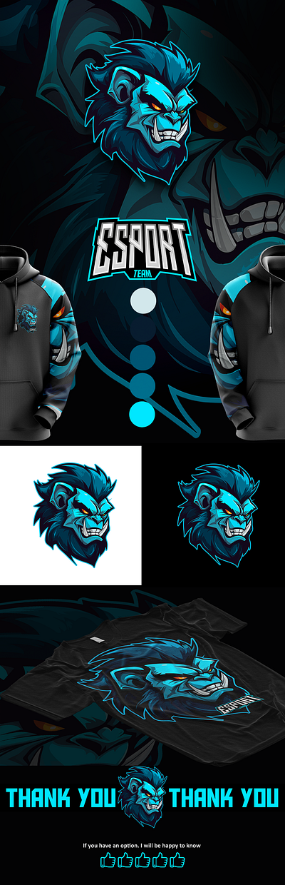 Blue Team Esports Mascot Logo Design Concept branding createlogo customlogo design esport graphic design illustration logo logotype mascot mascotlogo vector vectorlogo