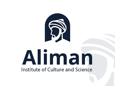 Aliman culture and sicence institute logo logo logo design