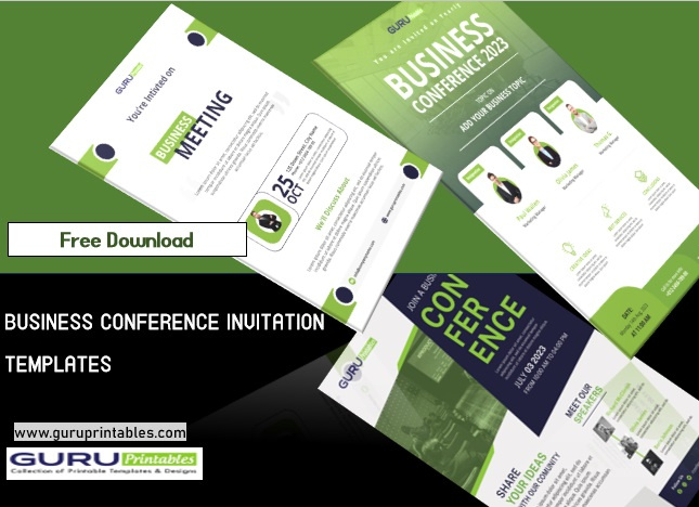 Ready-Made Free Business Invitation Templates by Sinum 20 on Dribbble, image size:645x468