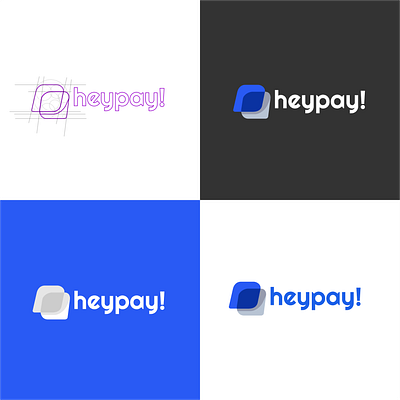 Logo heypay branding design logo logo redesign