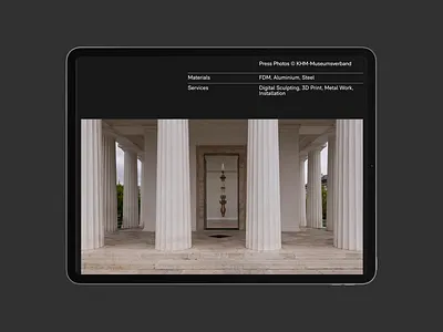 Object Fabrication clean design interface minimal ui