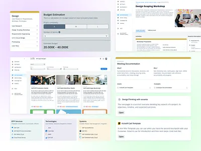 Innovation Factory - Use Case Explorer b2b btp budget components enterprise estimation explorer fiori horizon knowlegde planning project management sap ui ux