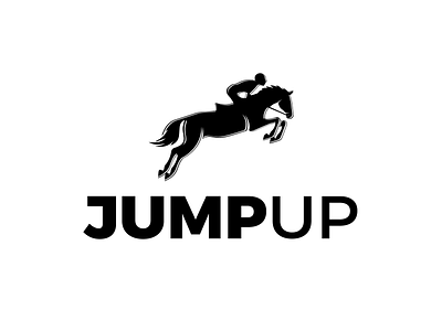 JumpUp branding design flat graphic design logo vector