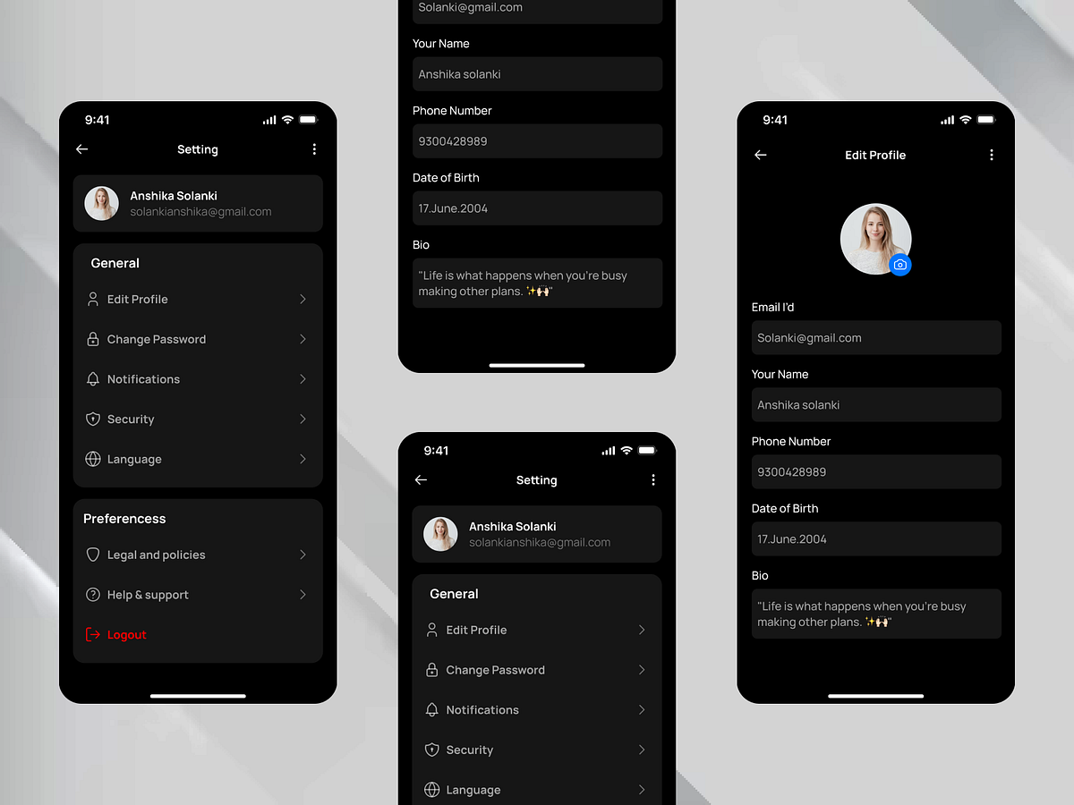 Browse thousands of Profile UI App images for design inspiration | Dribbble