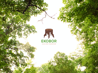 Ekobor Logo branding city commercial design graphic design illustration logo logodesign tree vector