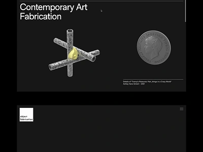Object Fabrication animation design graphic design interface minimal ui